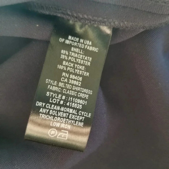 Theory Cady Midi Shirt Dress Navy M - Picture 11 of 11